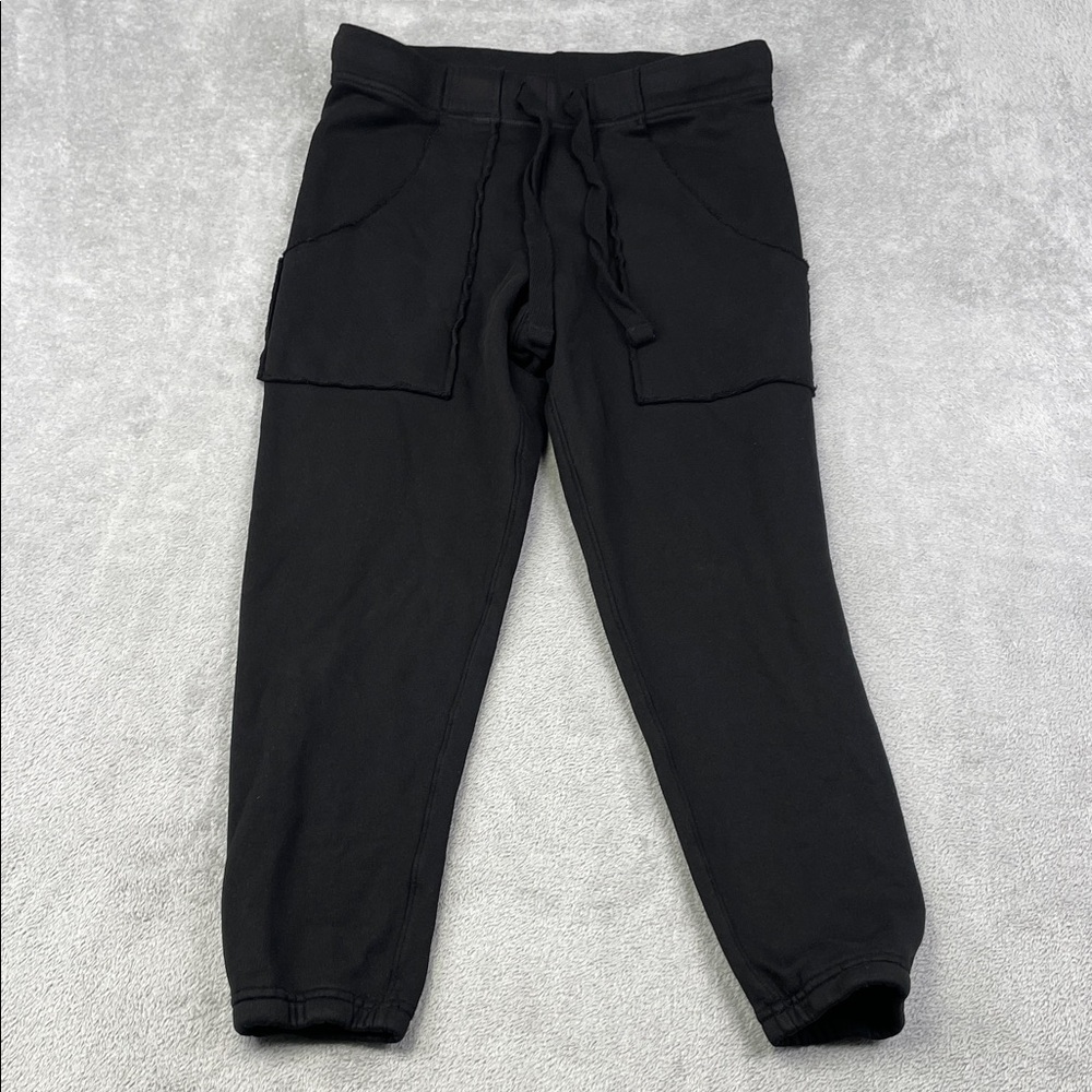 NEW Frank & Eileen XS 100% Cotton Tee LAB Women's‎ Black Joggers Made in USA